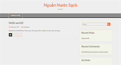 Desktop Screenshot of nguonnuocsach.com