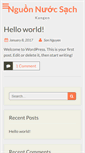 Mobile Screenshot of nguonnuocsach.com